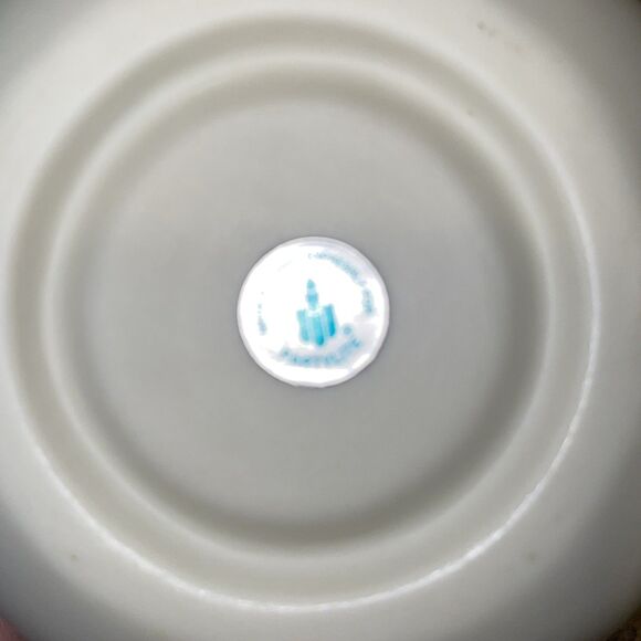Partylite Southwestern Aztec Ceramic Votive Tealight Candle Holder Feathers - Picture 5 of 5